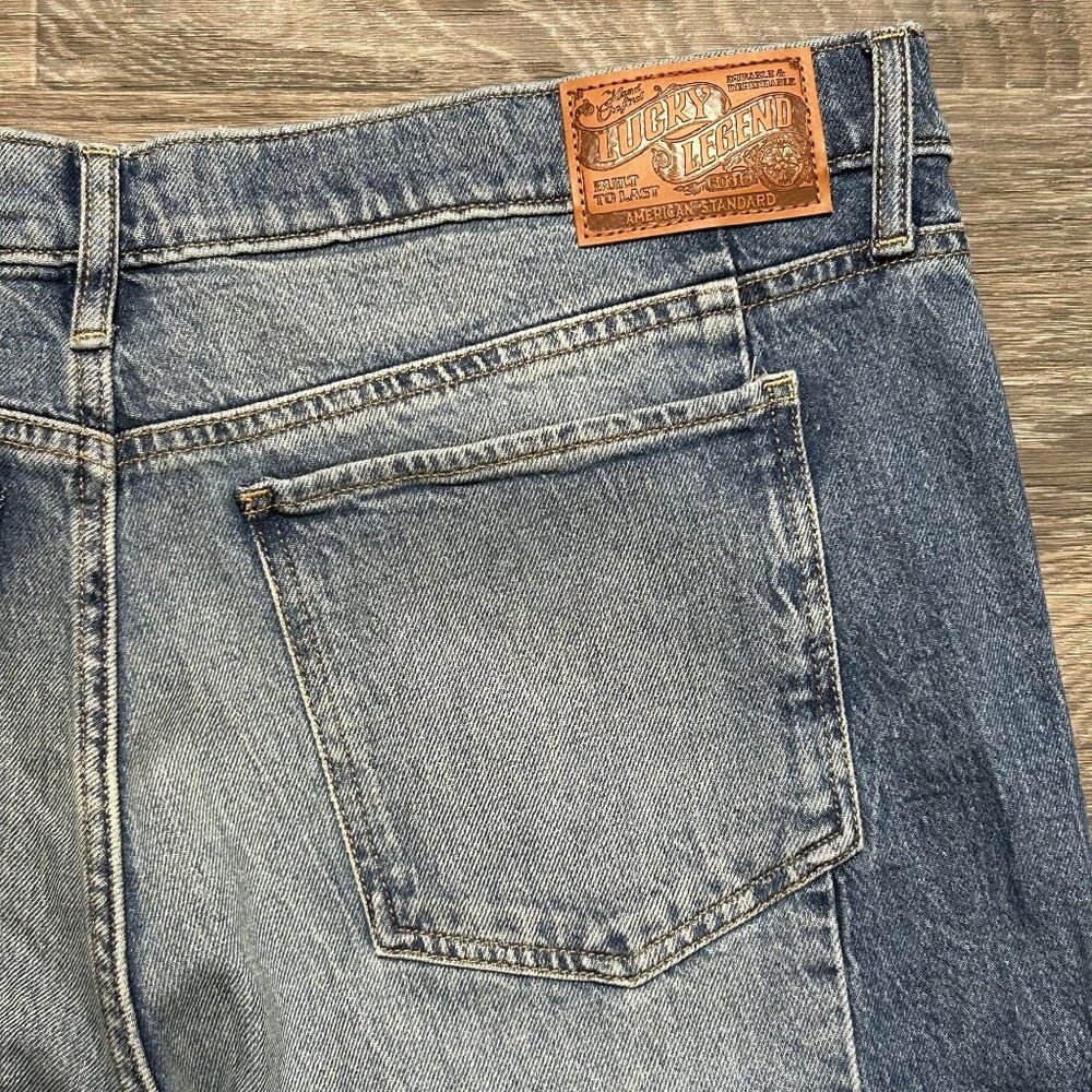 NWT Lucky Jeans Size 18 / 34 Legend Easy Rider Boot Cut Medium Wash Three Charms - Picture 13 of 16